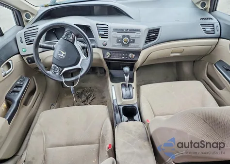 2012 Honda Civic Ex из США, поврежденный, VIN 19XFB2F80CE004378